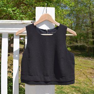 Banana Republic Black Crop Top